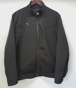 Wyoming Traders Mens Medium Colter Zip Fleece Lined Soft Shell Ranch Wear Jacket